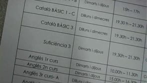 Les inscripcions a l'Escola d'Adults