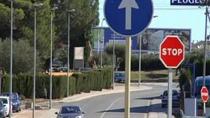 Canvi circulatori al carrer Greco des de la Closa del Llop