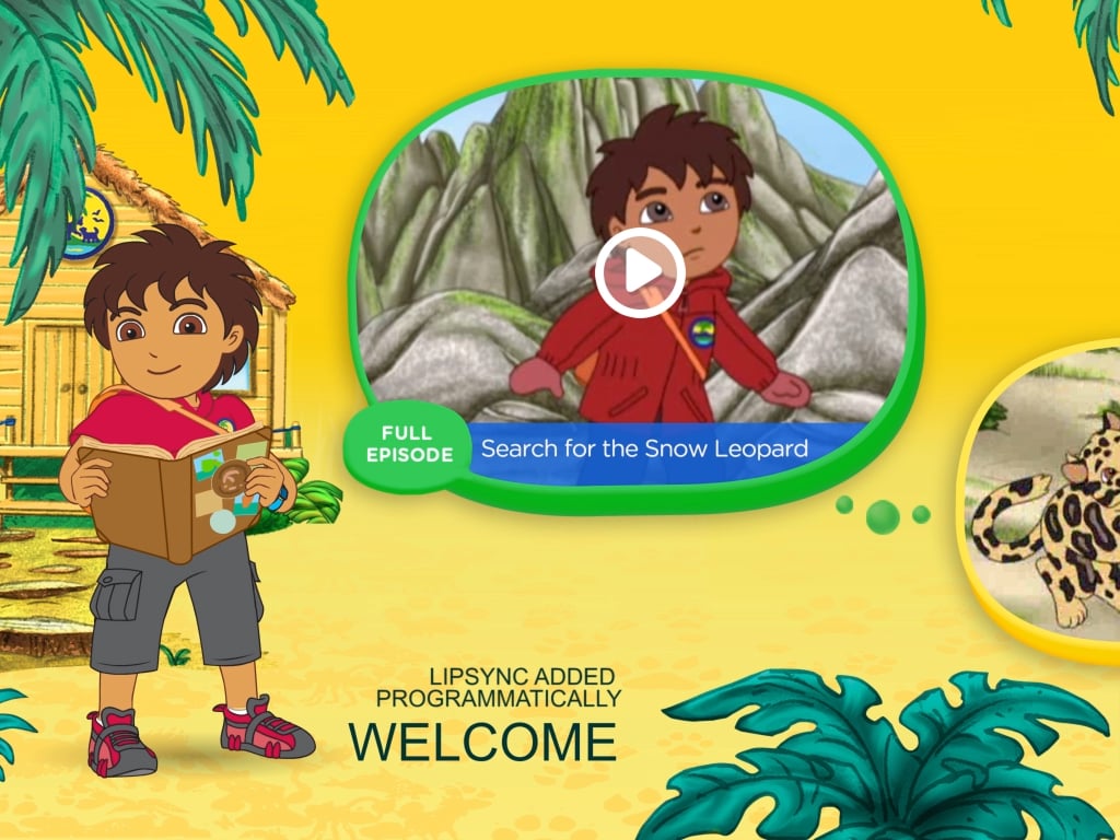 Go Diego Go - Nick Jr App Demo 3