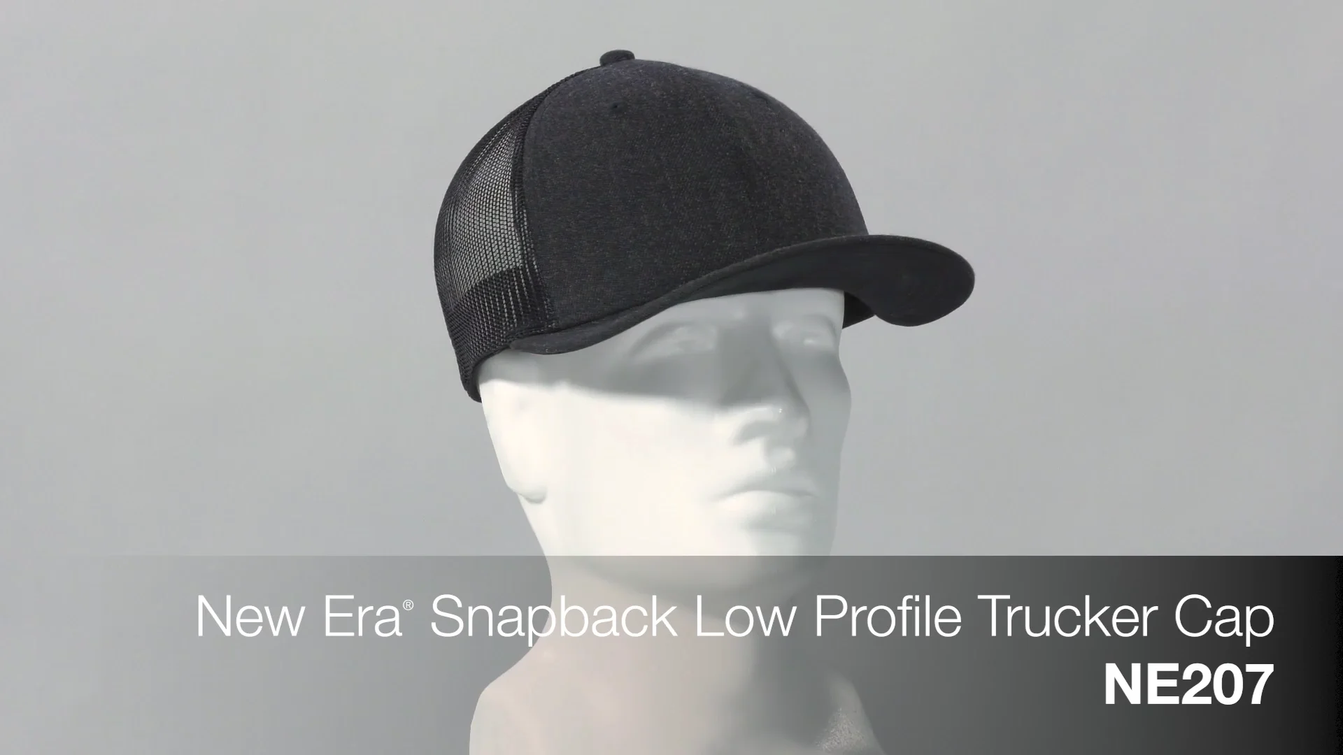 New Era® Snapback Low Profile Trucker Cap