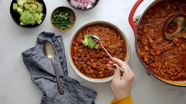 Slow Cooker Meat Lovers Chili (Full of Delicious Smoky Flavors!)