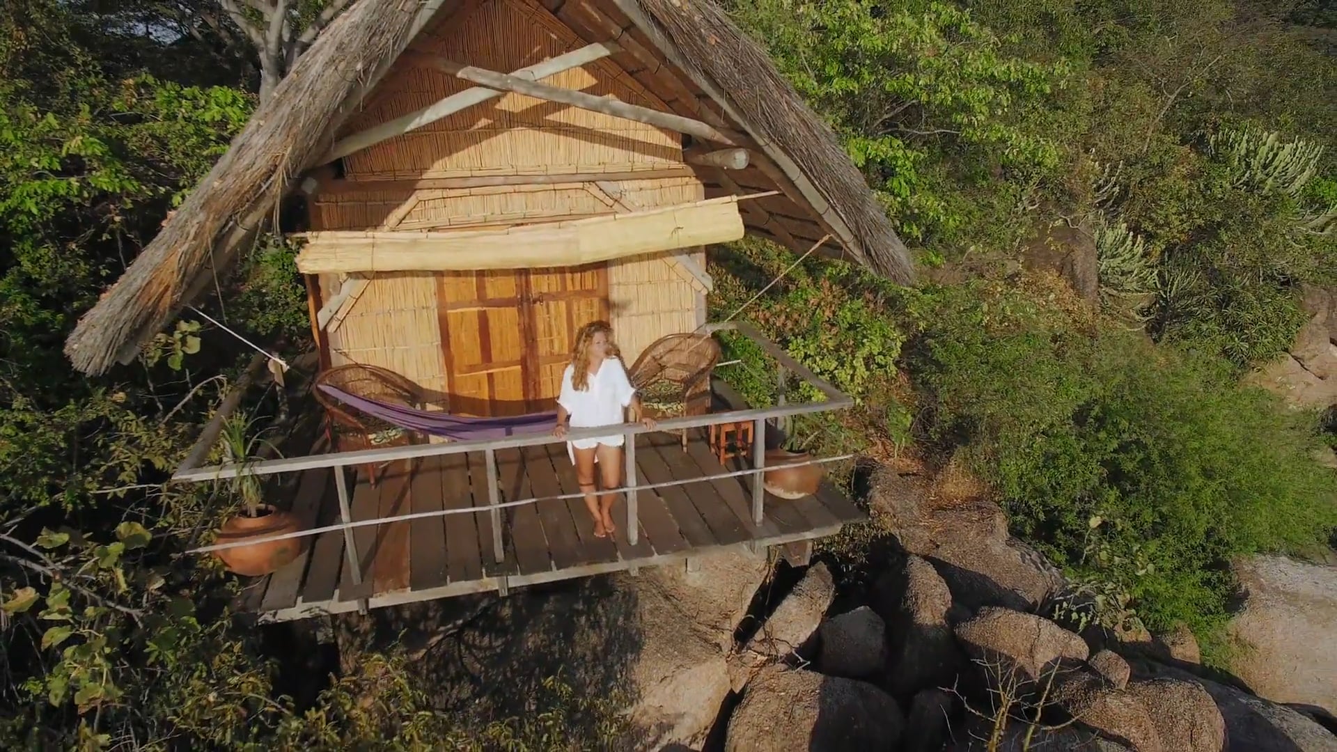 Drone Captures Secret Hideaway