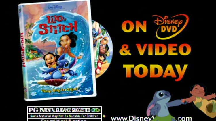 Lilo & Stitch (DVD, 2002)