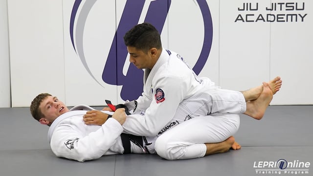 Flower Sweep From Closed Guard to Mount Position