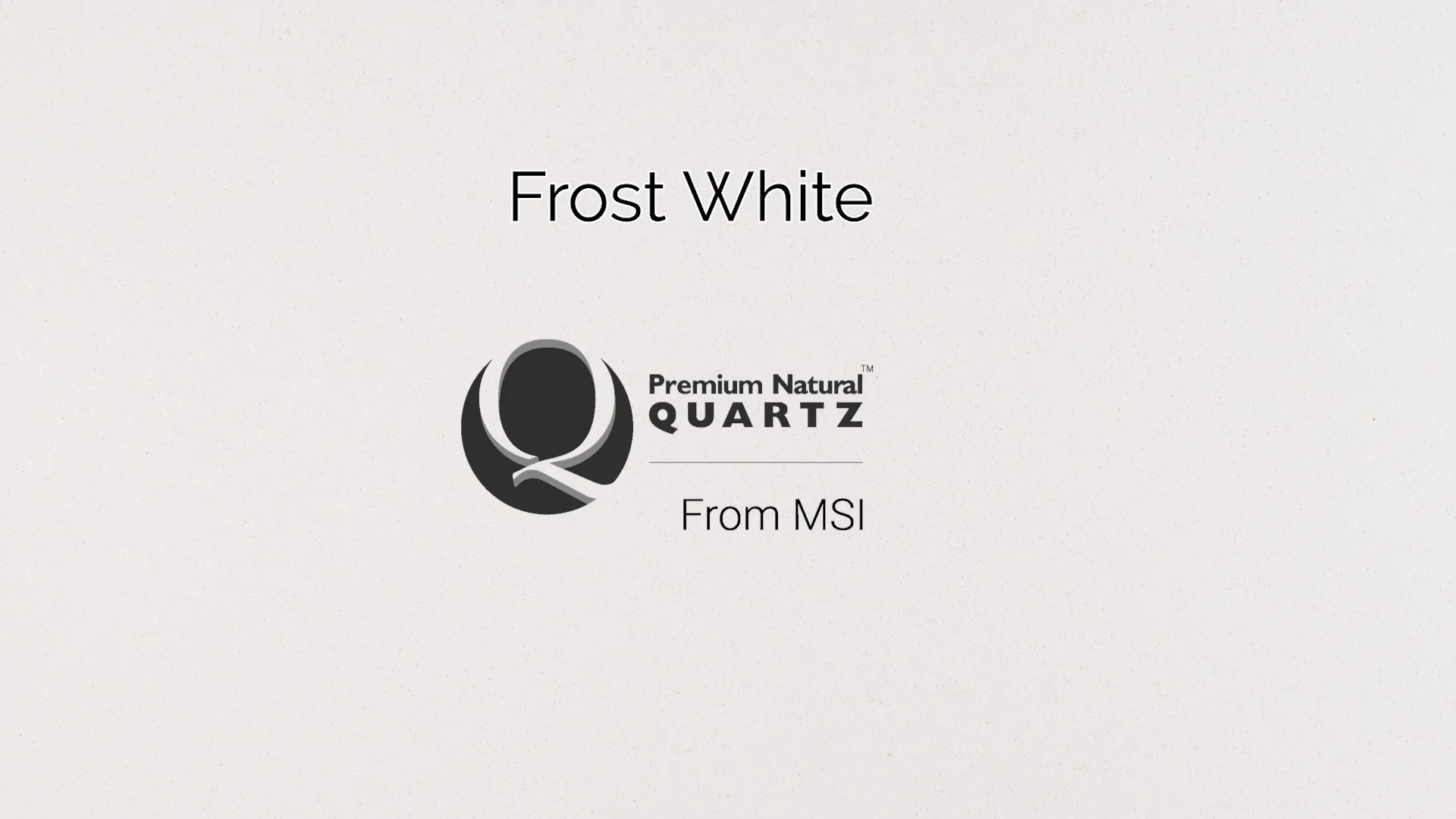 Frost White Quartz Q™ Premium Quartz MSI Quartz