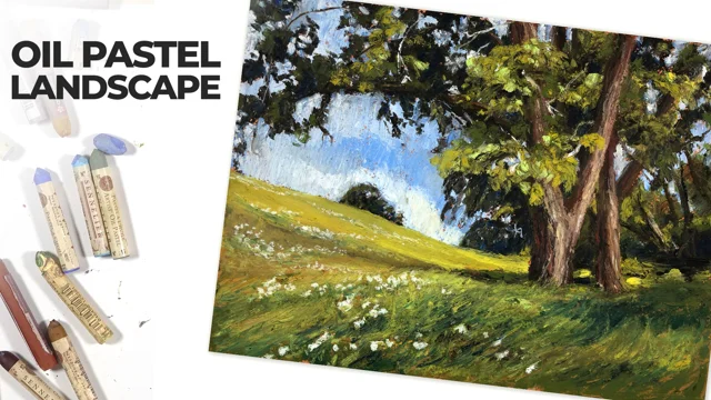 Landscape With Oil Pastels – Expressive Marks