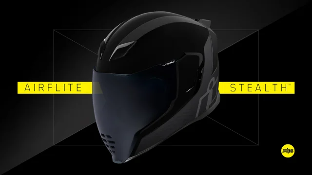 Icon airflite stealth store helmet