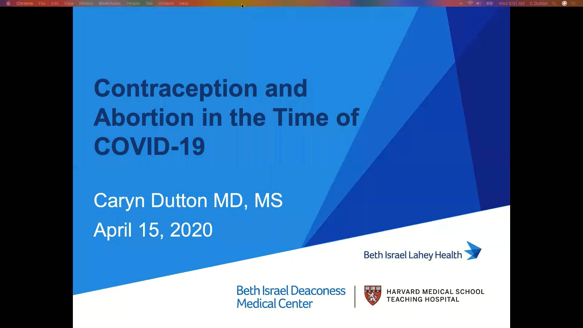 20200415 BIDMC OBGYN Grand Rounds on Vimeo