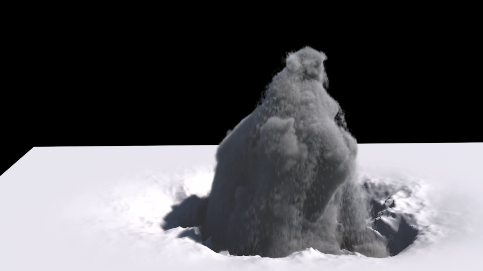 Snow Simulation using Vellum