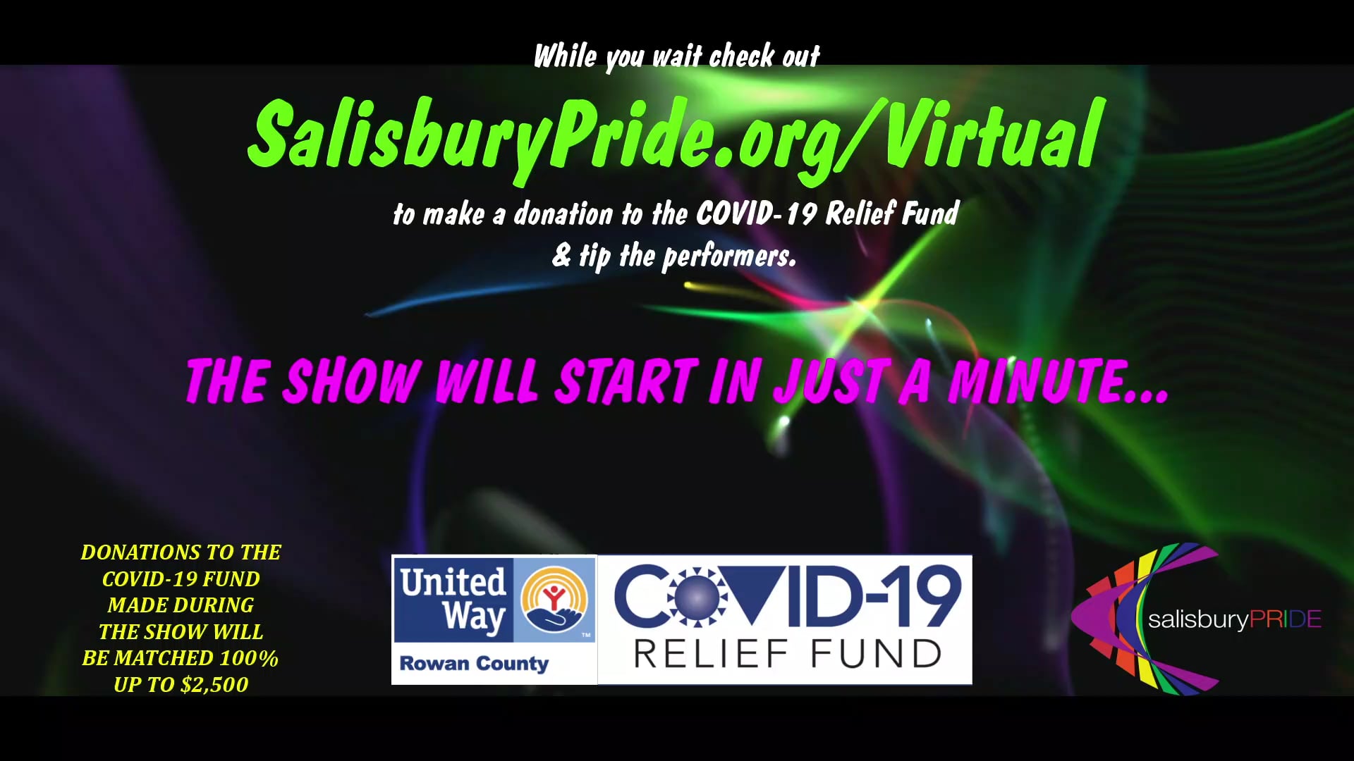 Virtual Drag Show for COVID-19 Relief Fund