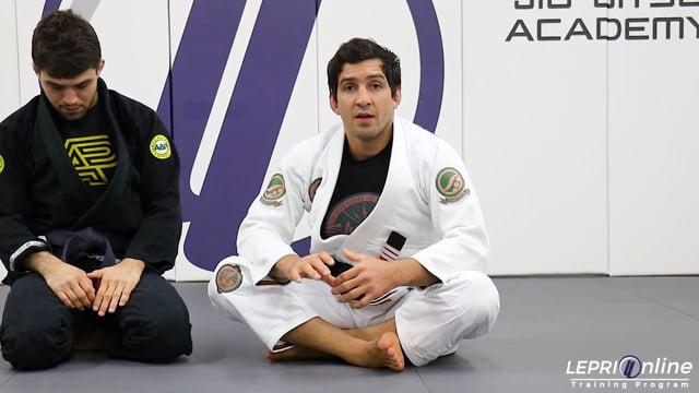 Knee Shield to Deep Half Guard Sweep Attempt to Back Take