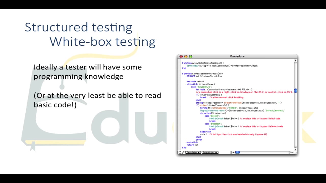 001 Testing Approaches - Introduction on Vimeo