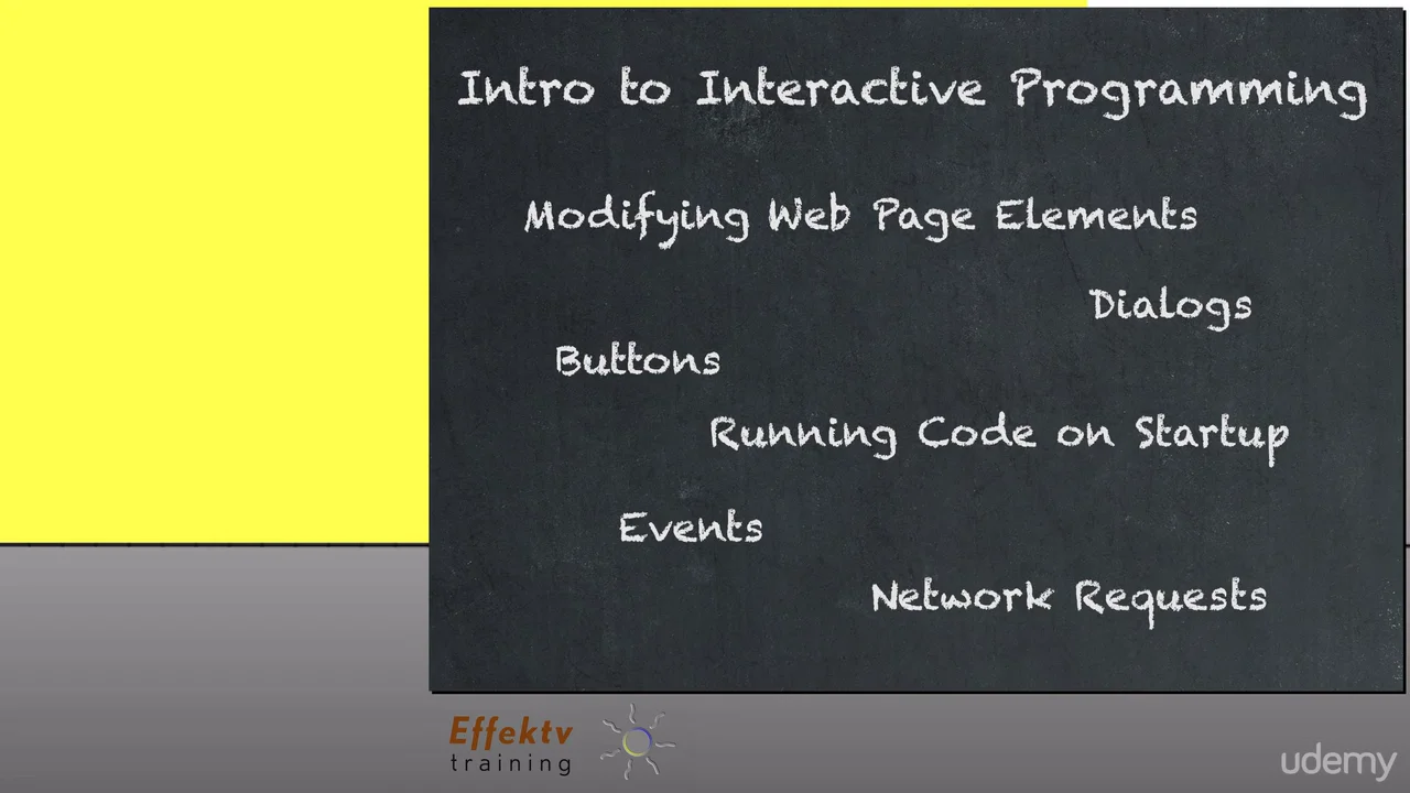 001 Section Introduction - Interactive Programming on Vimeo