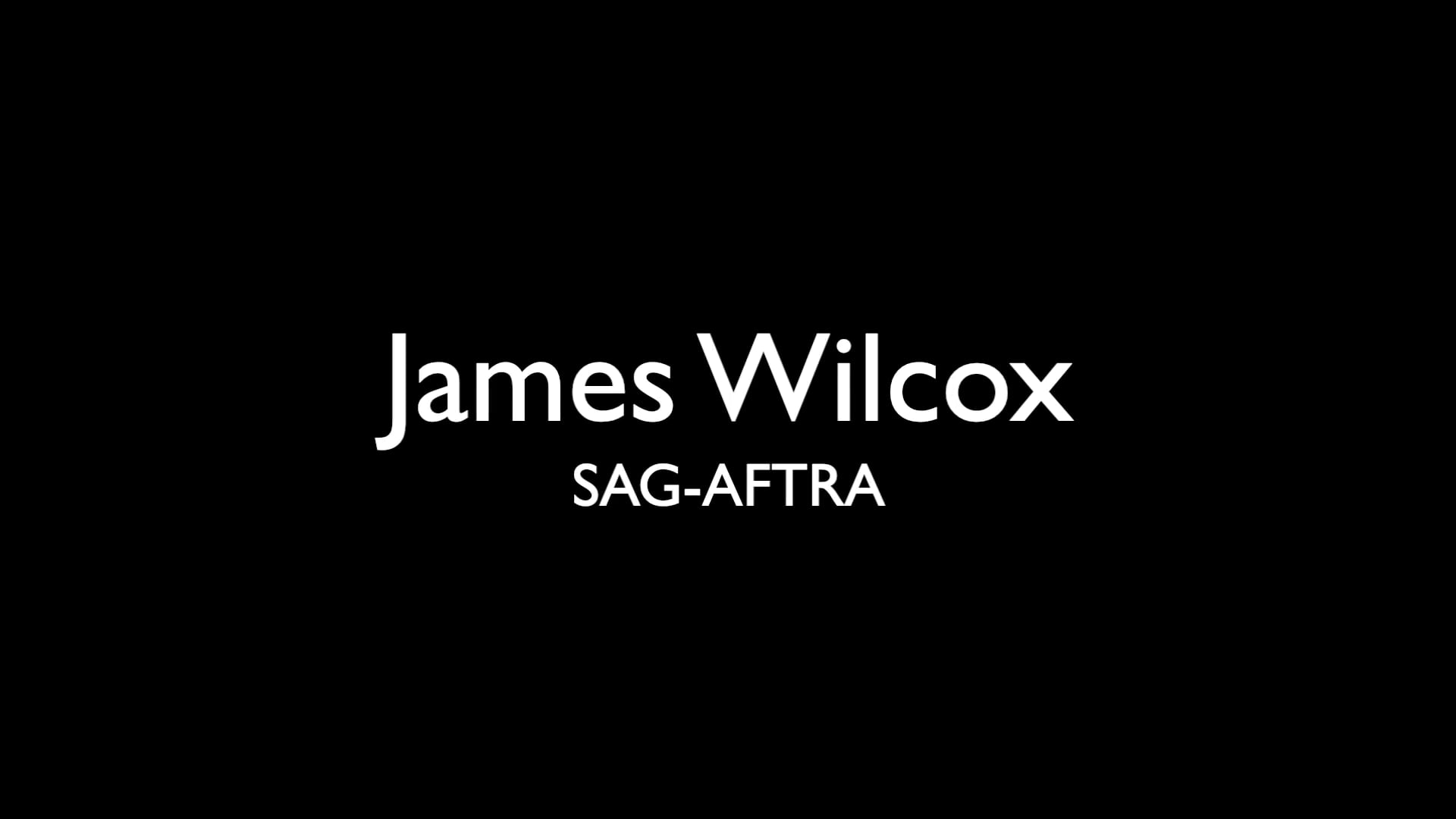 JAMES WILCOX Actor Reel (2020) on Vimeo