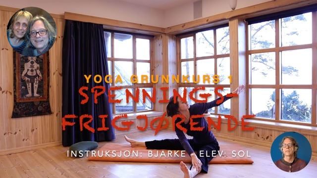 Små spennings-frigjørende øvelser - Yoga grunnkurs - 1. gang