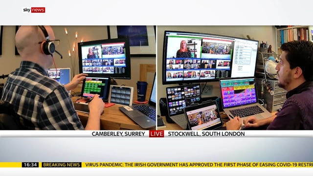 Sky News Remote: Life after Lockdown – WINNER Broadcast Best Innovation + Technical Innovation News