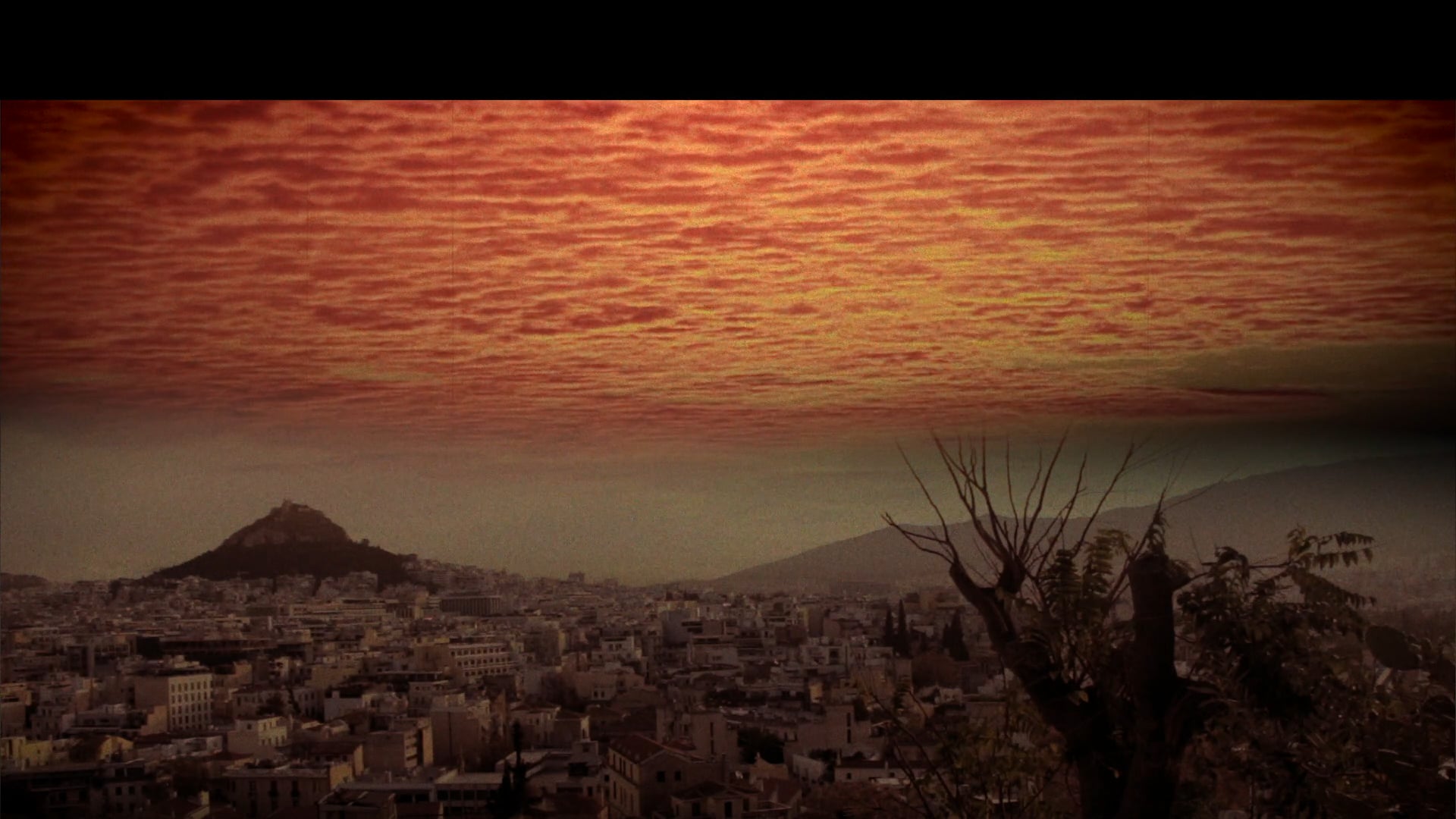 Athens sunset Composition
