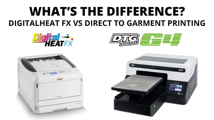 White Toner Laser Printers vs DTG