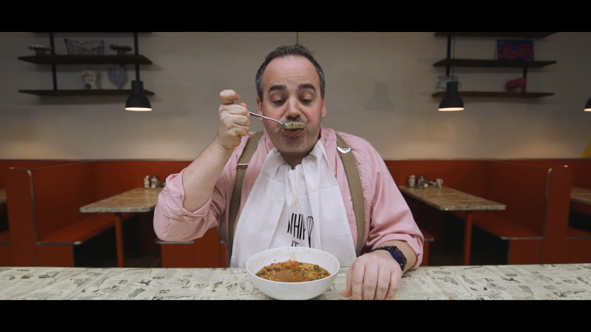 Bixwad at the Diner