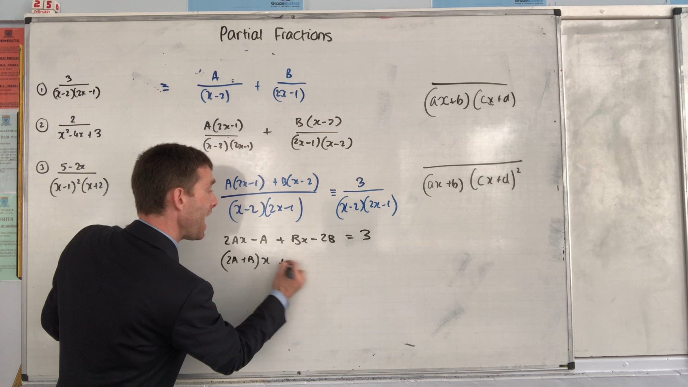 Pure S3 Partial Fractions forms 1 and 2