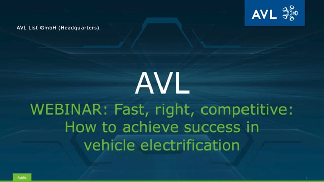 Fast, right, competitive: how to achieve success in vehicle electrification
