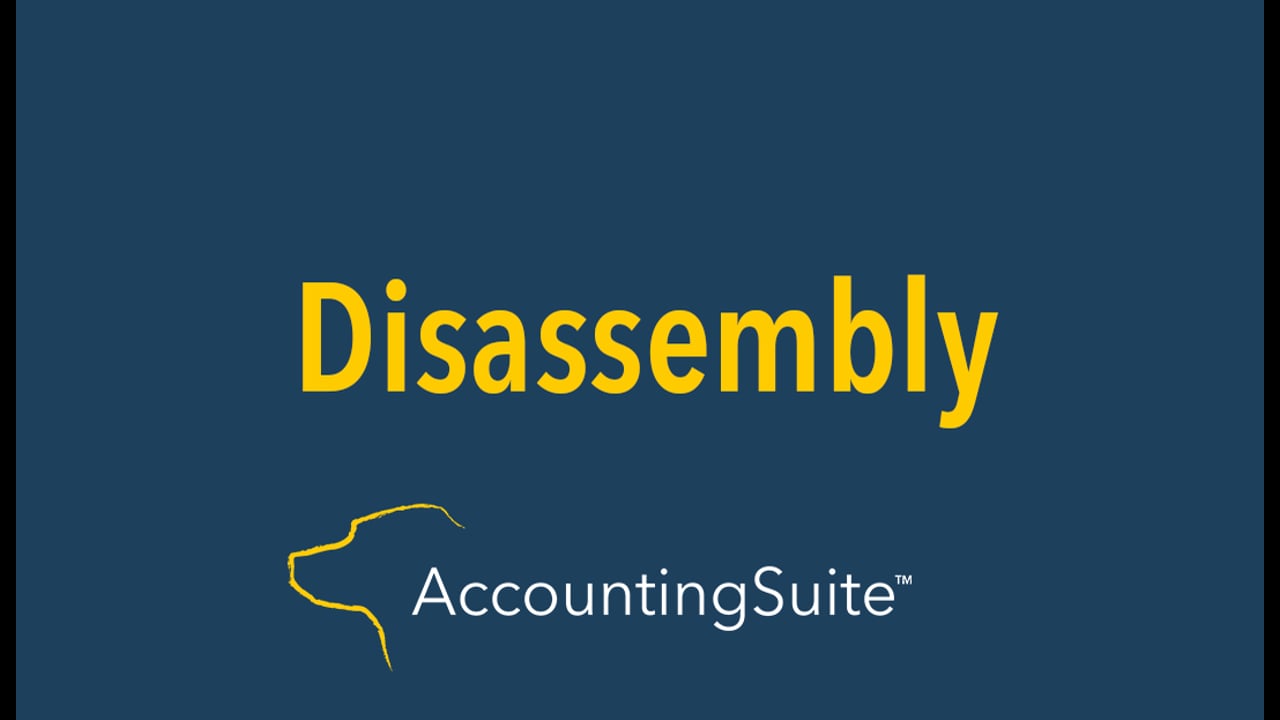 Disassembly