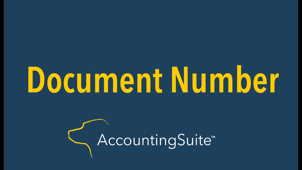 Document Numbering
