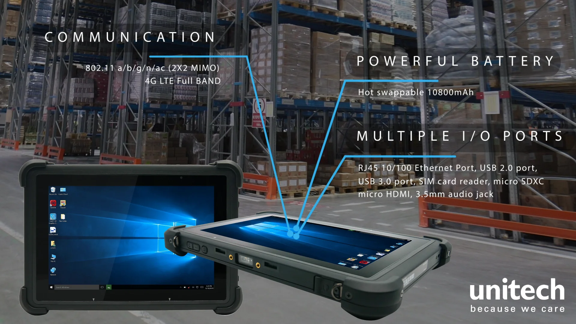 Unitech TB162 10.1" Windows 10 IoT Tablet on Vimeo