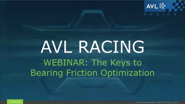 The keys to bearing friction optimization in RACING and beyond