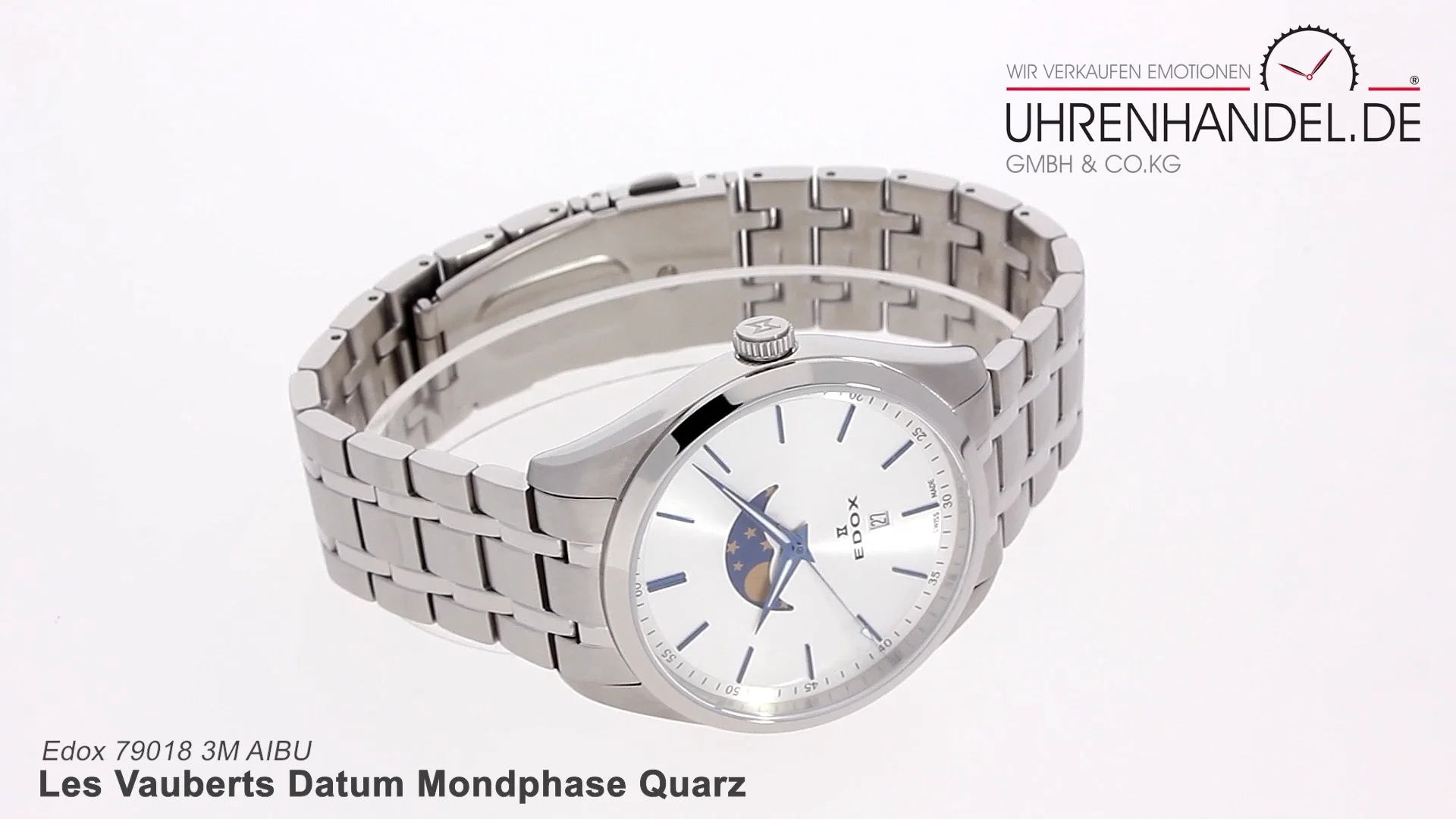 エドックス ル・ヴォベールLes Vauberts Datum Mondphase Quarz 79018