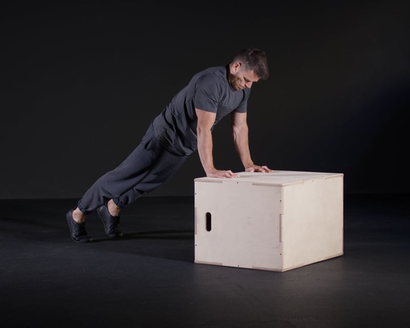 Incline Push Ups - Slow Motion