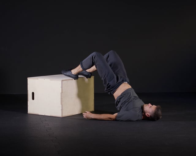 Elevated Glute Bridge - 2 legs