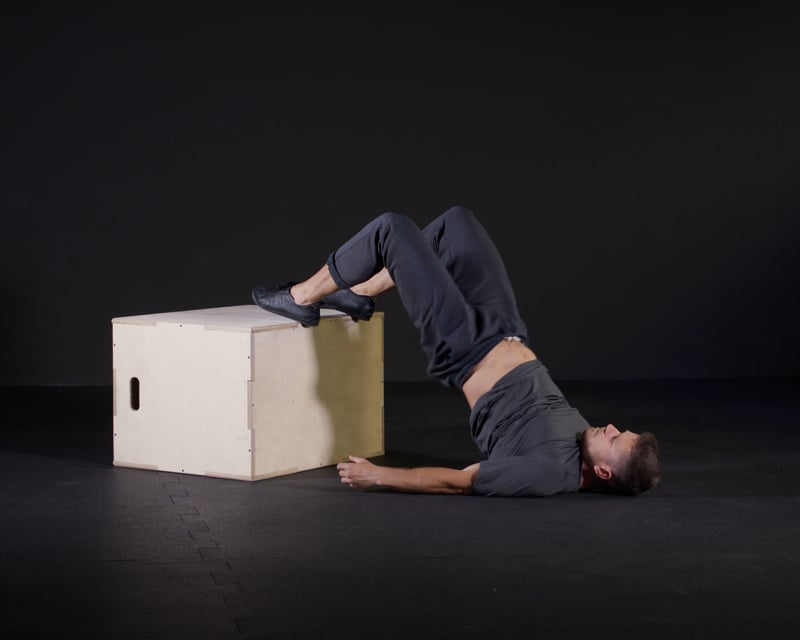 Elevated Glute Bridge - 2 legs