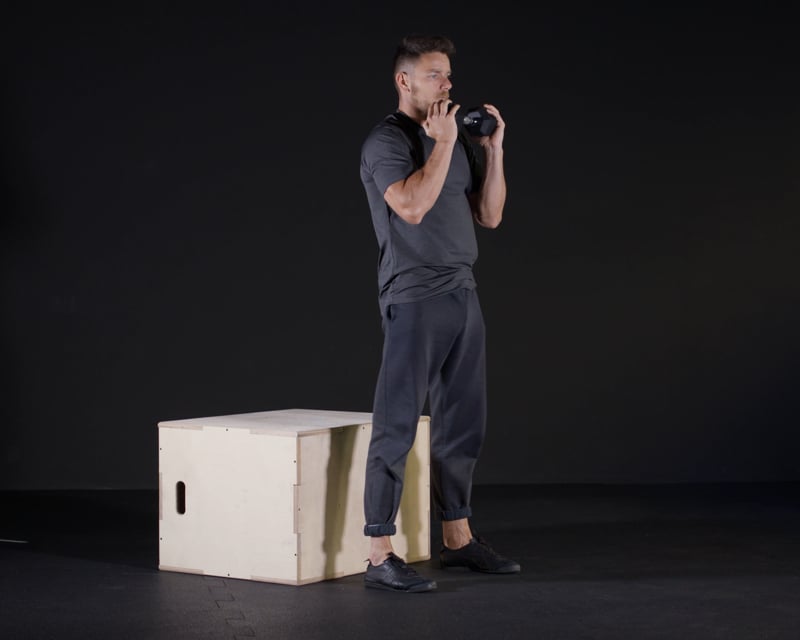 Box Squats - Dumbbell