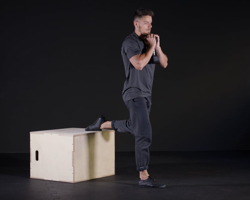 Bulgarian Split Squats - Gobblet