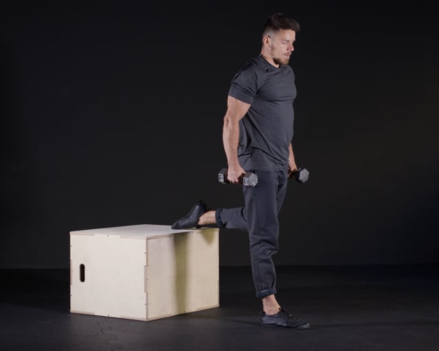 Bulgarian Split Squats - Dumbbell