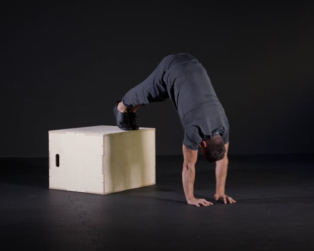 Elevated Side To Side Hand Walk