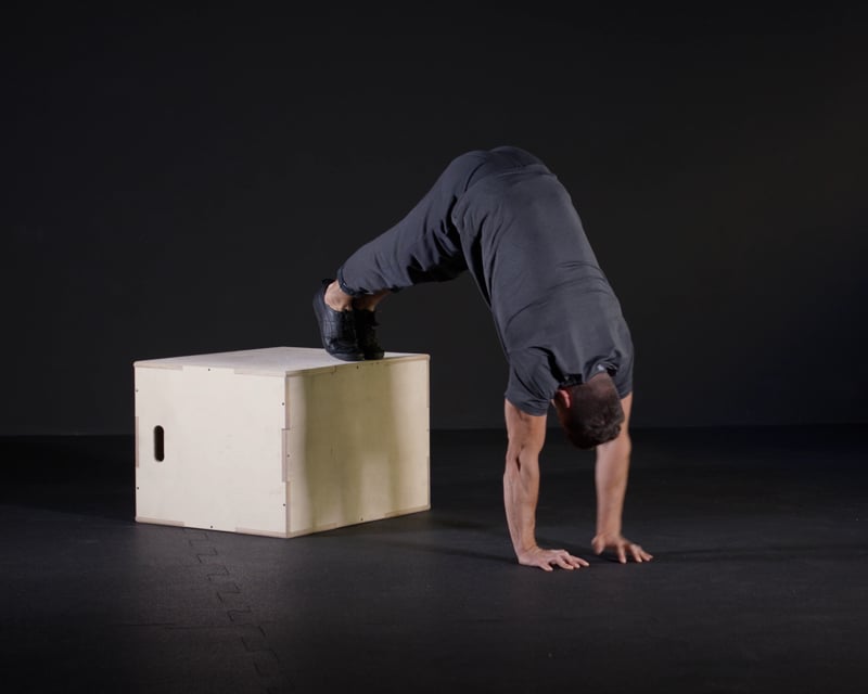 Elevated Side To Side Hand Walk