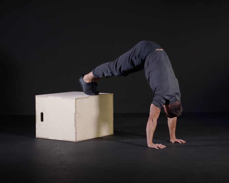 Elevated Shoulder Taps (Pike Shoulder taps)