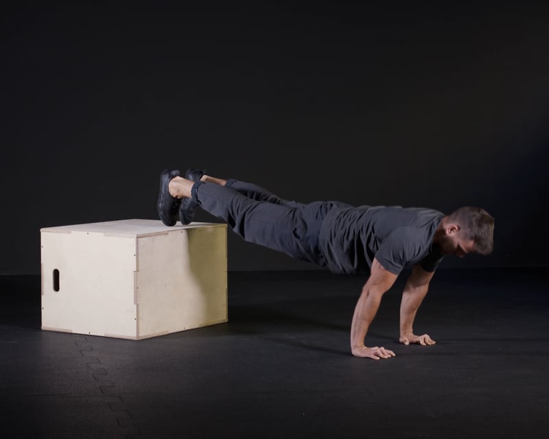 Decline Pseudo Push Ups