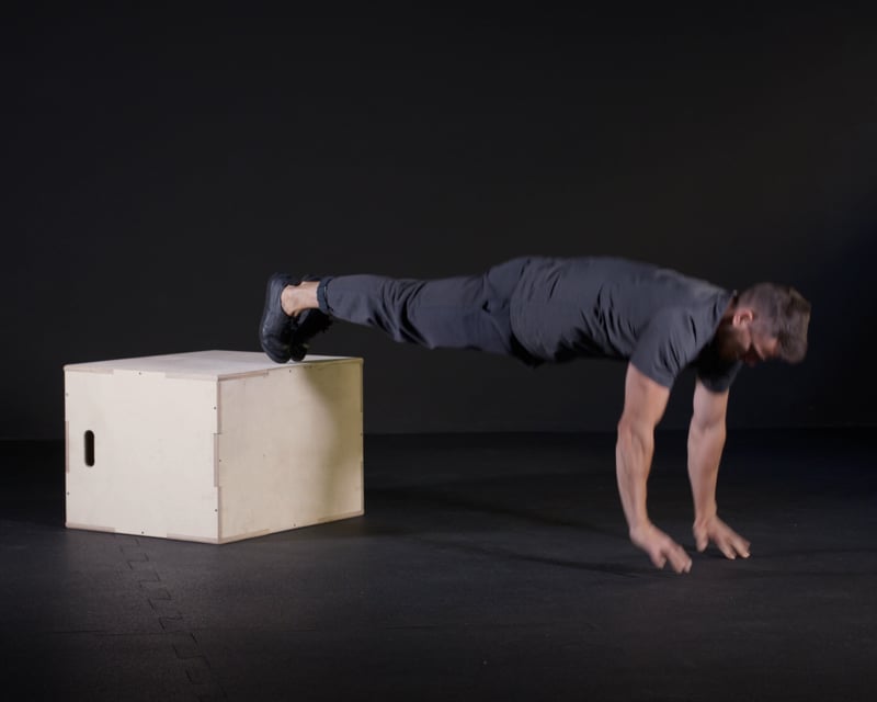 Decline Explosive Push Ups