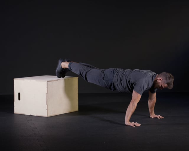Decline Wide Push Ups