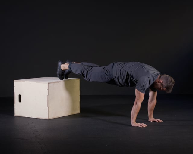 Decline Diamond Push Ups