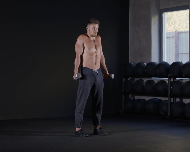 Dumbbell Shoulder Shrugs