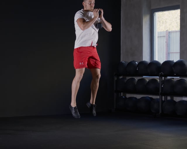 Goblet Jumping Squats