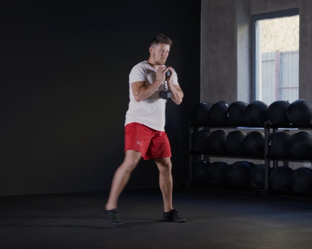 Side Squats - Dumbbell