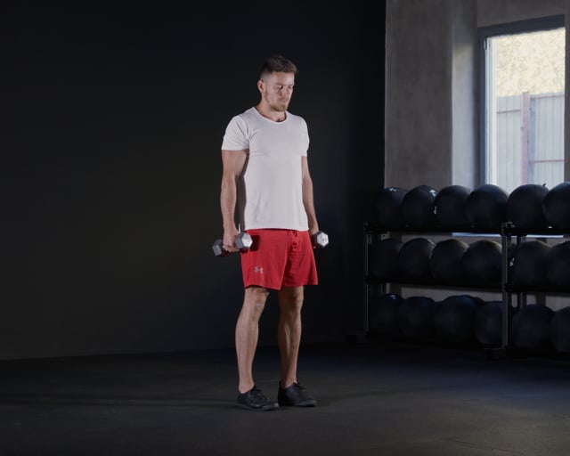 Dead Lifts Stiff Legged - Dumbbell