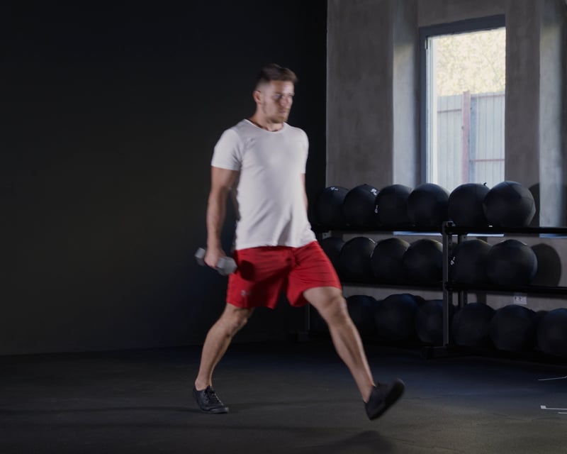 Front Lunges - Dumbbell