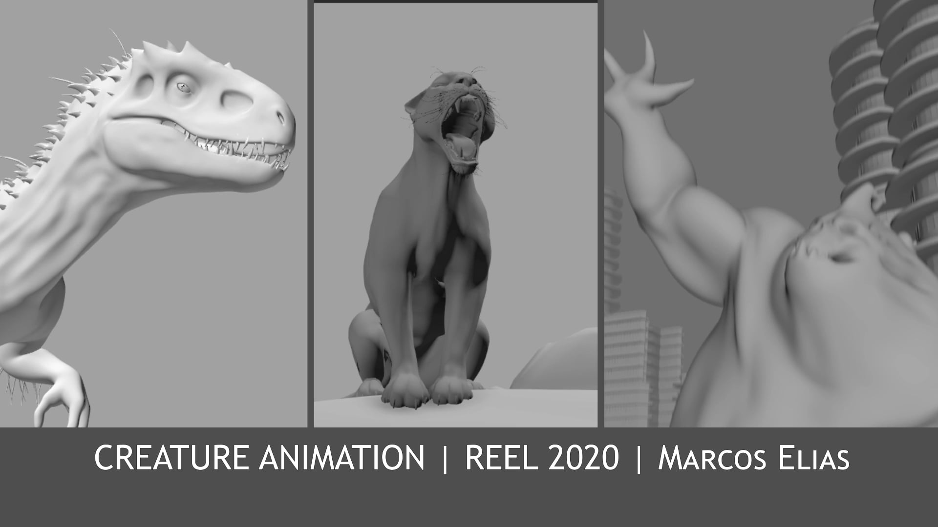 Creature Animation Reel - M.Elias 2020