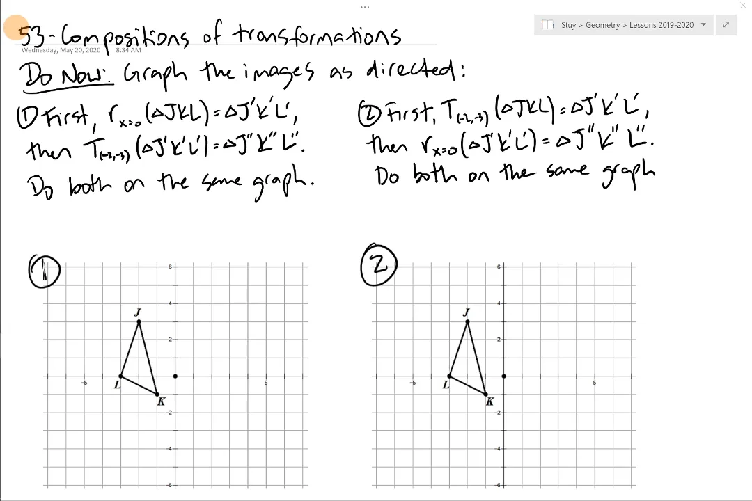 53 Compositions of transformations on Vimeo